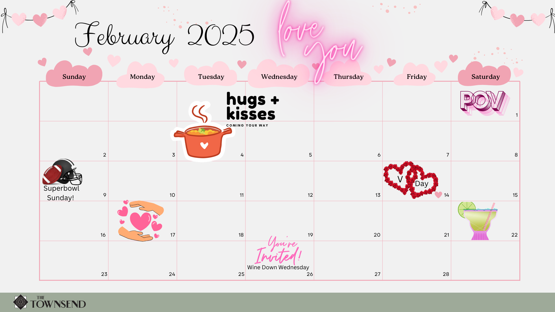 February Events Calendar