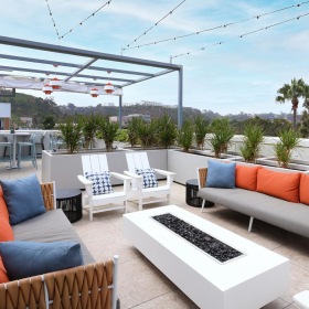 The essence of exceptional living a patio with a glass roof